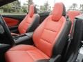 Inferno Orange/Black 2012 Chevrolet Camaro LT/RS Convertible Interior Color