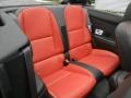 Inferno Orange/Black Rear Seat Photo for 2012 Chevrolet Camaro #61137173