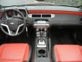 Inferno Orange/Black 2012 Chevrolet Camaro LT/RS Convertible Dashboard