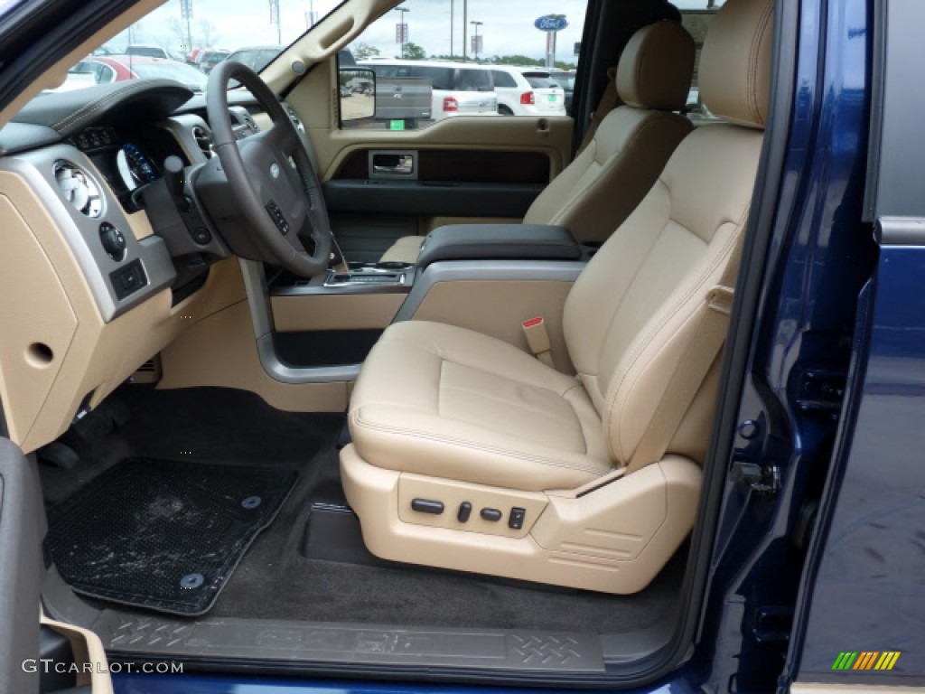 2012 Ford F150 Lariat SuperCrew 4x4 Front Seat Photo #61137323