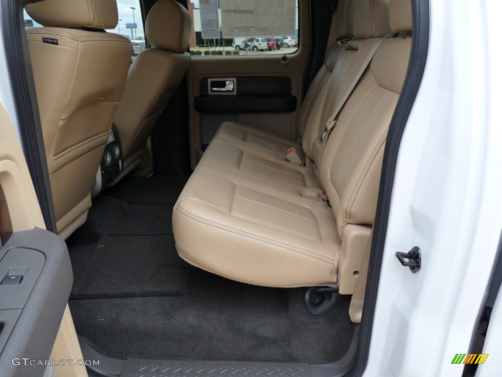 2012 F150 Lariat SuperCrew - Oxford White / Pale Adobe photo #7