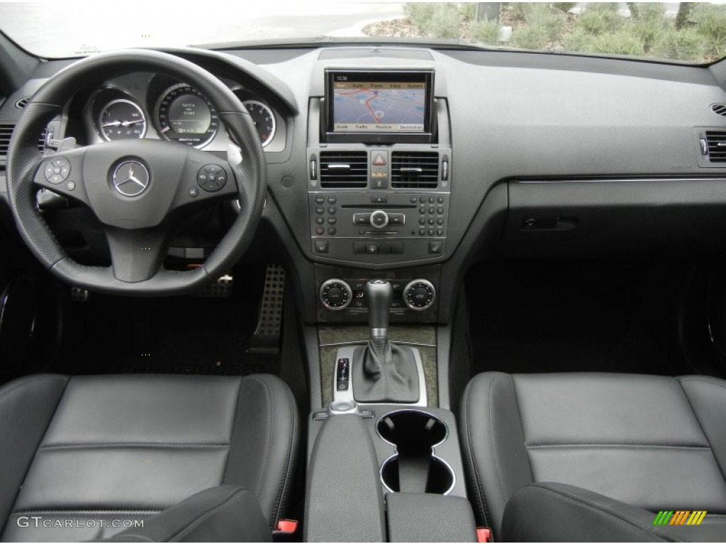 2010 Mercedes-Benz C 63 AMG Black Dashboard Photo #61137455