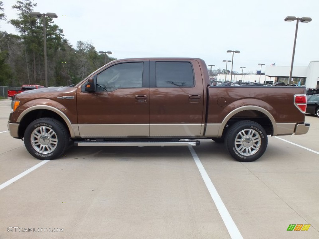 Golden Bronze Metallic 2012 Ford F150 Lariat SuperCrew Exterior Photo #61137500