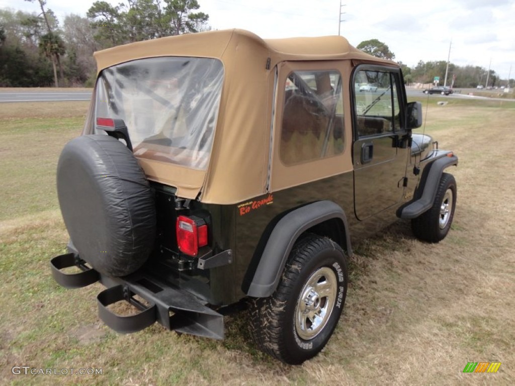 1995 Wrangler S 4x4 - Moss Green Pearl / Spice Beige photo #8