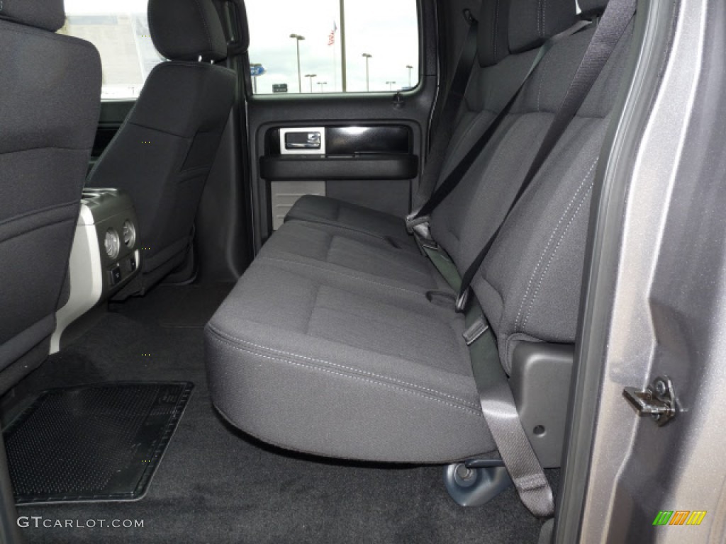 Black Interior 2012 Ford F150 FX2 SuperCrew Photo #61137683