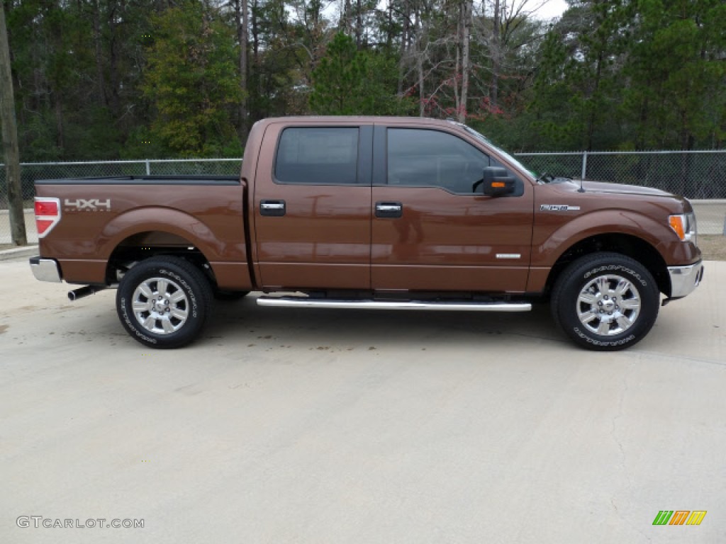 Golden Bronze Metallic 2012 Ford F150 XLT SuperCrew 4x4 Exterior Photo #61137746