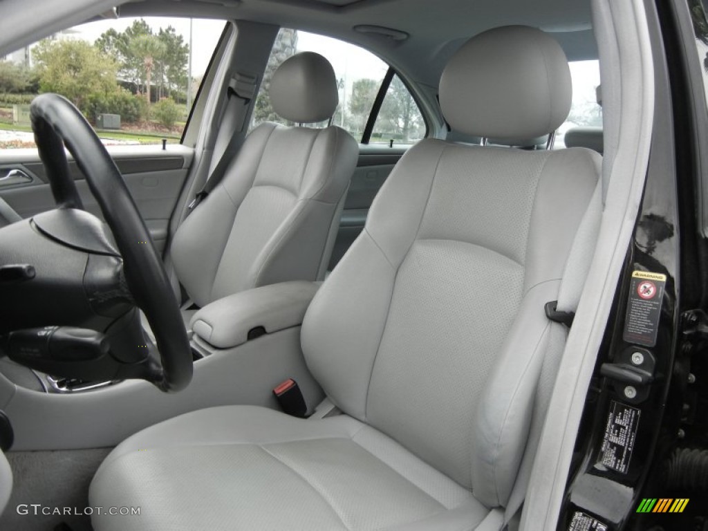 Ash Grey Interior 2004 Mercedes-Benz C 230 Kompressor Sedan Photo #61137851