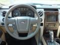 Pale Adobe 2012 Ford F150 Lariat SuperCrew 4x4 Steering Wheel