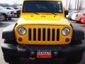 2009 Detonator Yellow Jeep Wrangler Unlimited Rubicon 4x4  photo #9