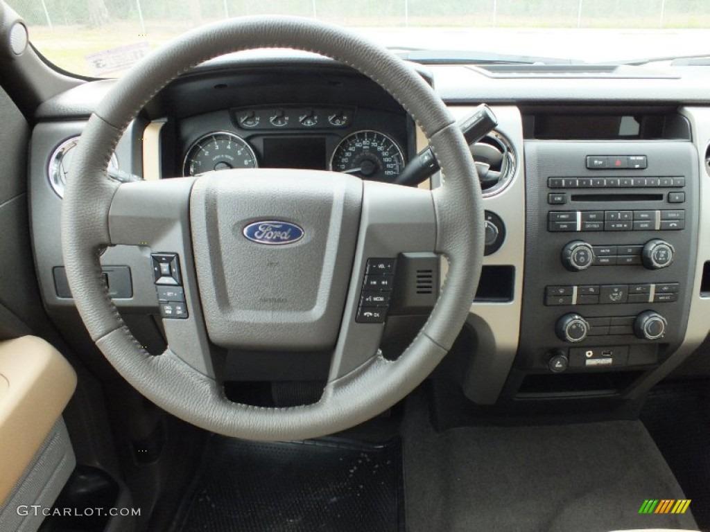 2012 F150 XLT SuperCrew - Pale Adobe Metallic / Pale Adobe photo #15