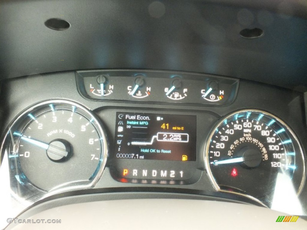 2012 Ford F150 XLT SuperCrew Gauges Photo #61138288