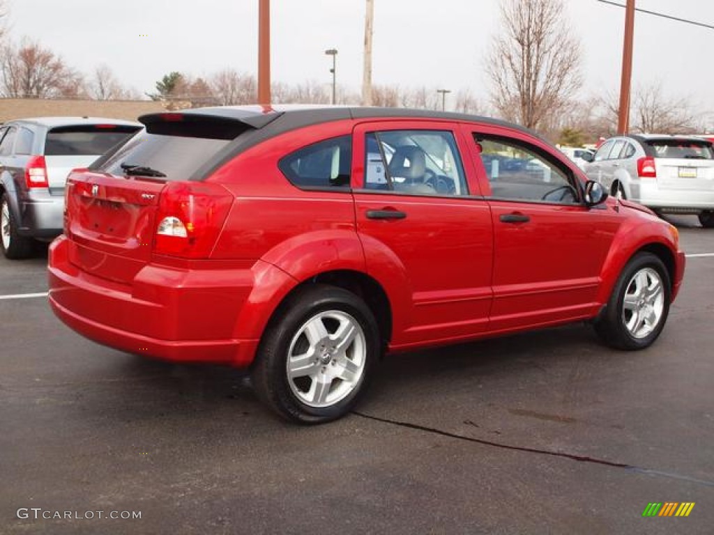 Inferno Red Crystal Pearl 2007 Dodge Caliber SXT Exterior Photo #61138306