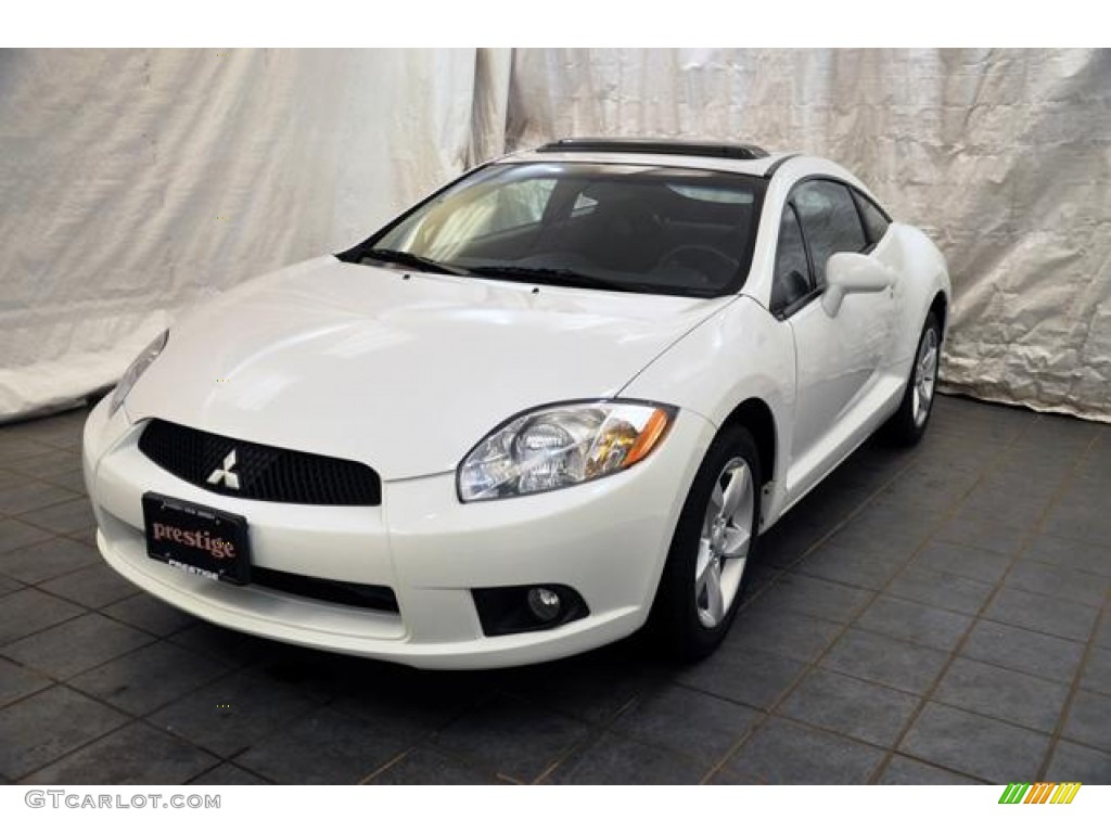 2009 Eclipse GS Coupe - Northstar White Satin / Dark Charcoal photo #1
