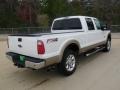 2012 White Platinum Metallic Tri-Coat Ford F250 Super Duty Lariat Crew Cab 4x4  photo #8