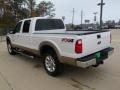 2012 White Platinum Metallic Tri-Coat Ford F250 Super Duty Lariat Crew Cab 4x4  photo #9