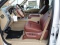 2012 White Platinum Metallic Tri-Coat Ford F250 Super Duty King Ranch Crew Cab 4x4  photo #6