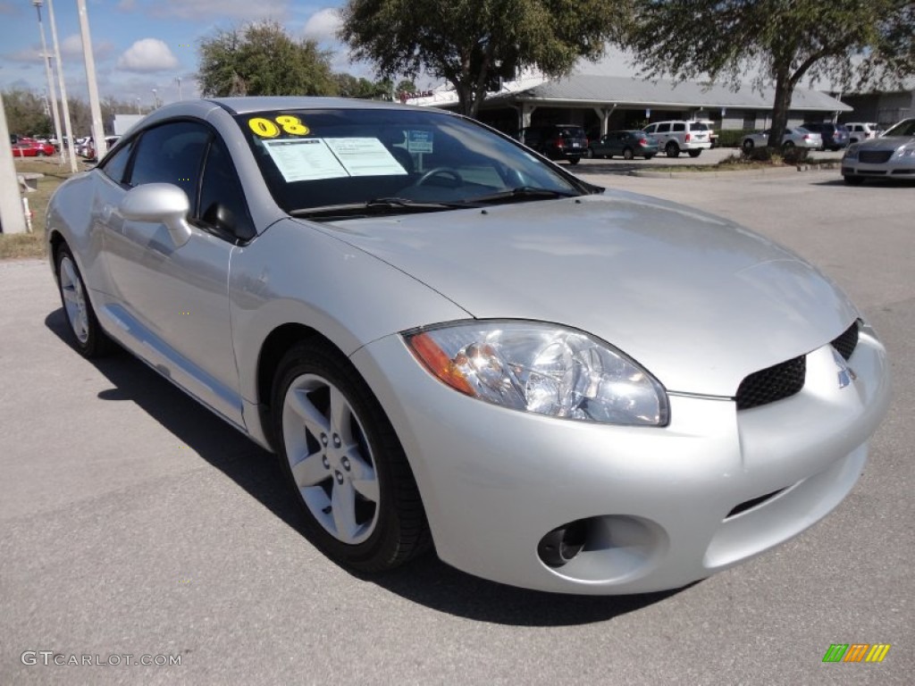 Liquid Silver Metallic 2008 Mitsubishi Eclipse GS Coupe Exterior Photo #61139646