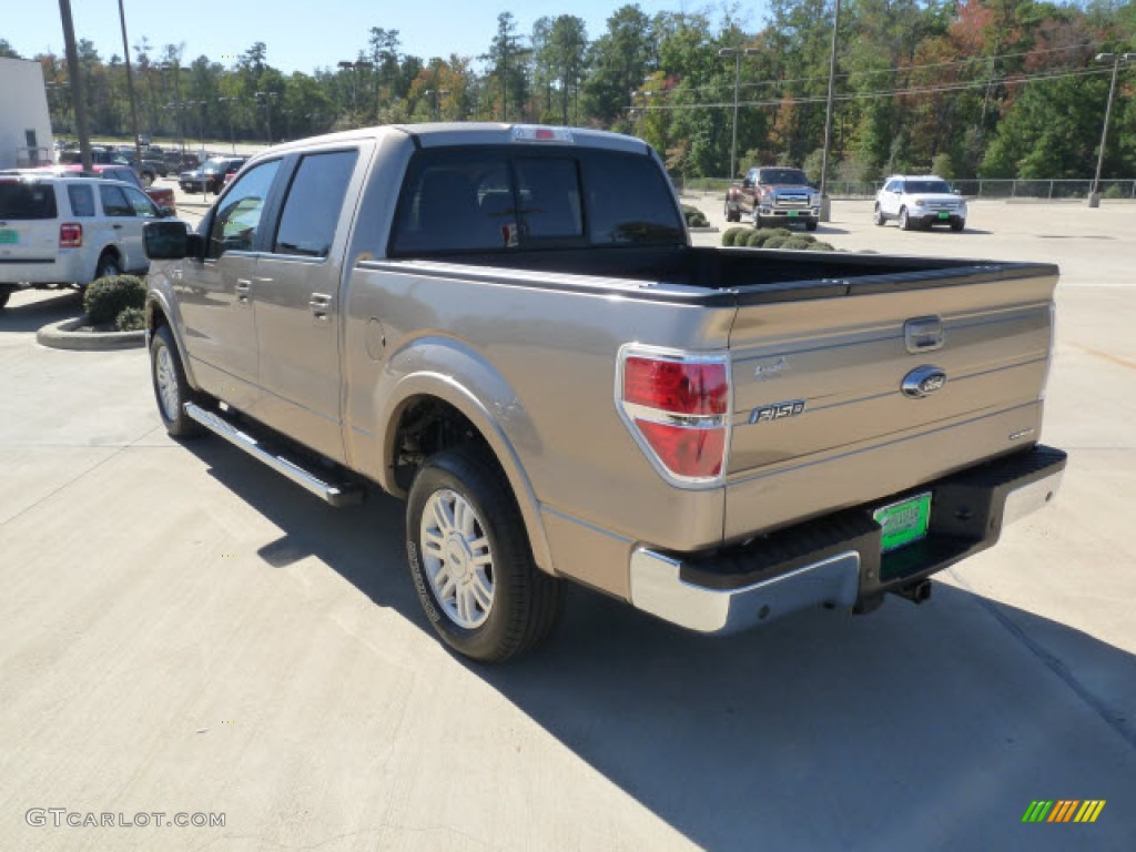 2011 F150 Lariat SuperCrew - Pale Adobe Metallic / Pale Adobe photo #3