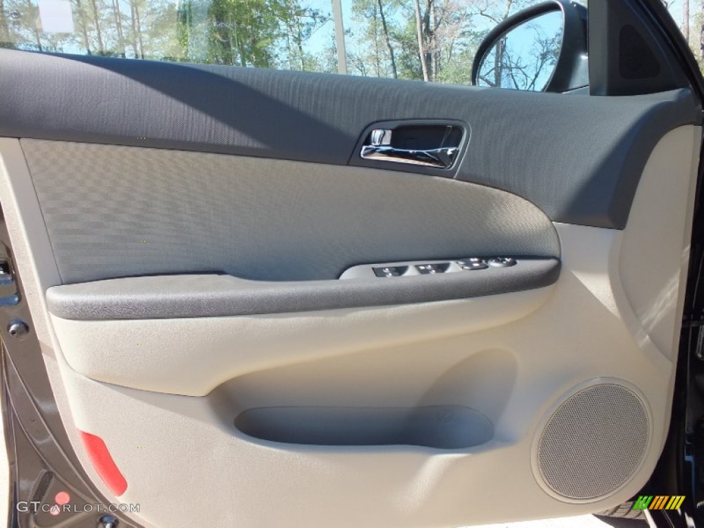 2012 Elantra GLS Touring - Black Noir Pearl / Beige photo #11