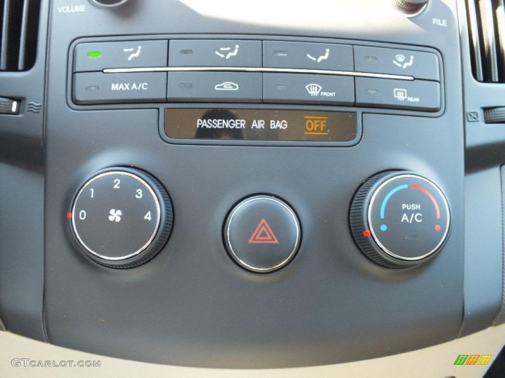 2012 Elantra GLS Touring - Black Noir Pearl / Beige photo #17