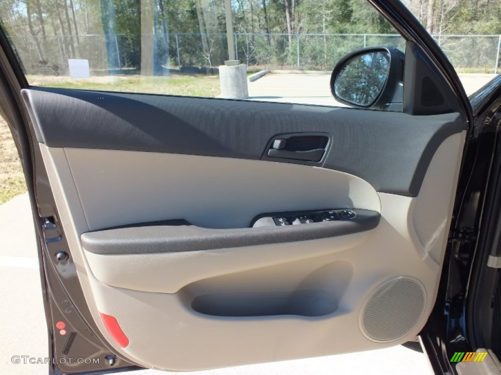 2012 Elantra GLS Touring - Black Noir Pearl / Beige photo #11