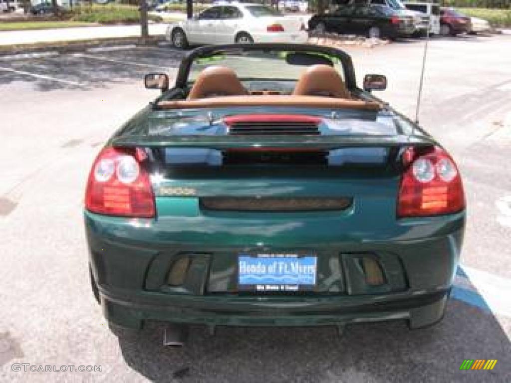 2003 MR2 Spyder Roadster - Electric Green Mica / Tan photo #8
