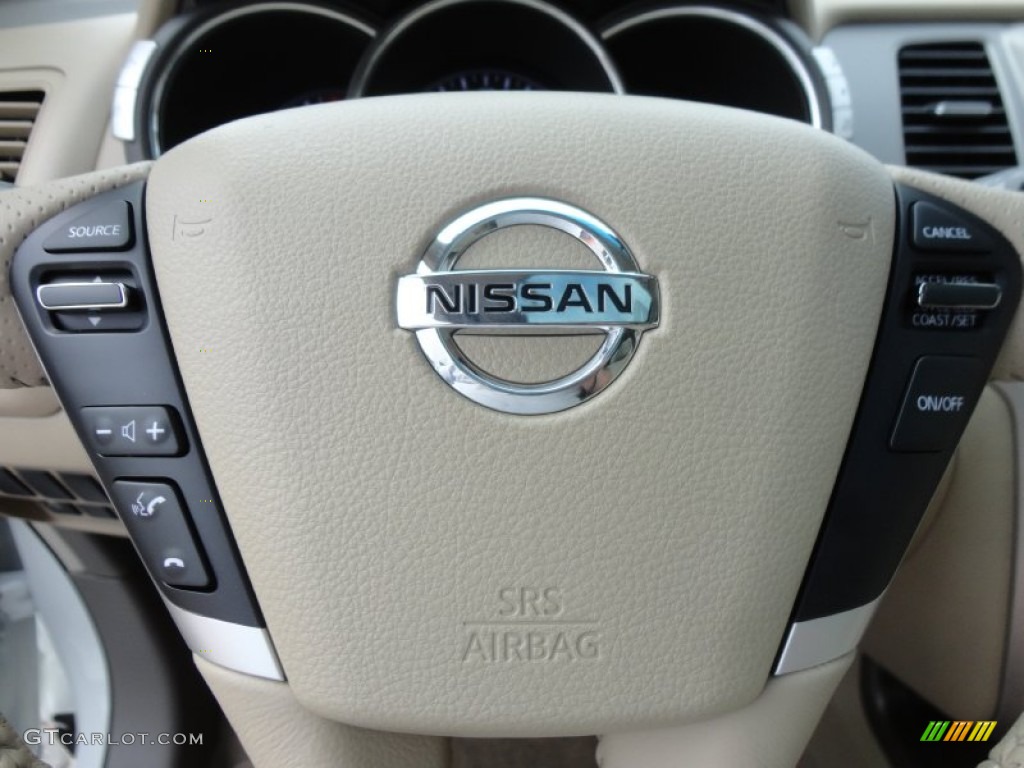 2012 Murano SL - Pearl White / Beige photo #22