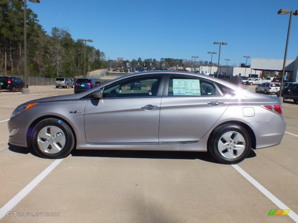 Hyper Silver Metallic 2012 Hyundai Sonata Hybrid Exterior Photo #61140179