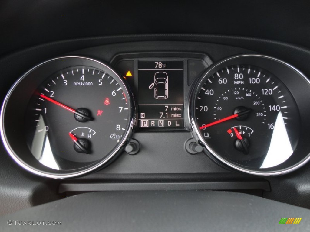 2012 Nissan Rogue S Special Edition Gauges Photo #61140549