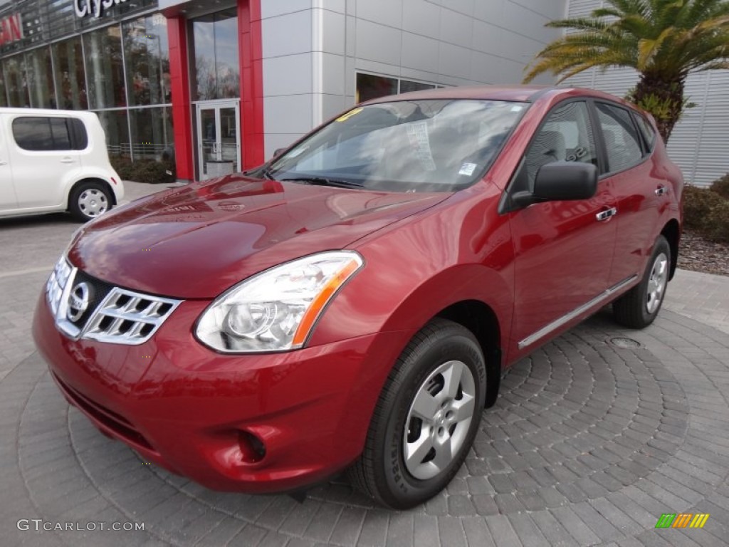 Cayenne Red 2012 Nissan Rogue S Exterior Photo #61140788