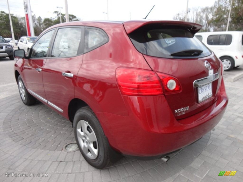 2012 Rogue S - Cayenne Red / Gray photo #3