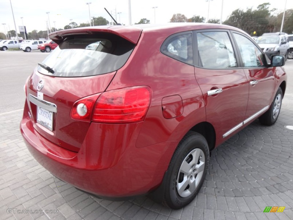 2012 Rogue S - Cayenne Red / Gray photo #9