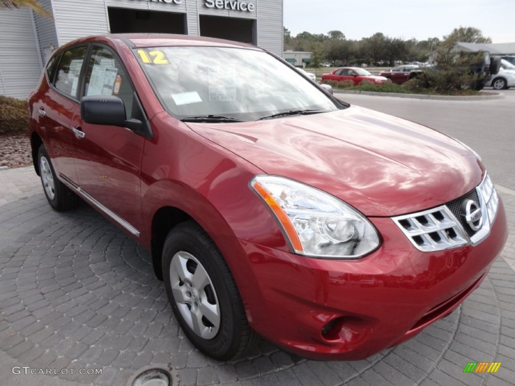 2012 Rogue S - Cayenne Red / Gray photo #11