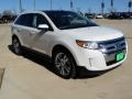 2012 White Platinum Metallic Tri-Coat Ford Edge Limited EcoBoost  photo #1