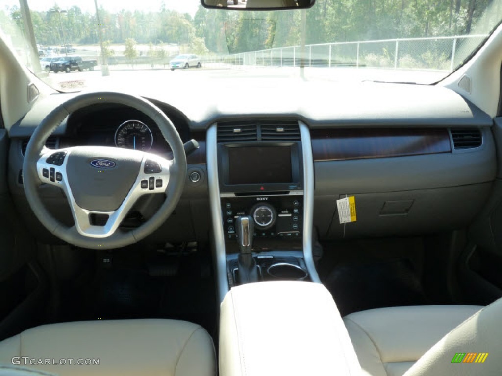 2012 Edge Limited EcoBoost - White Platinum Metallic Tri-Coat / Medium Light Stone photo #5