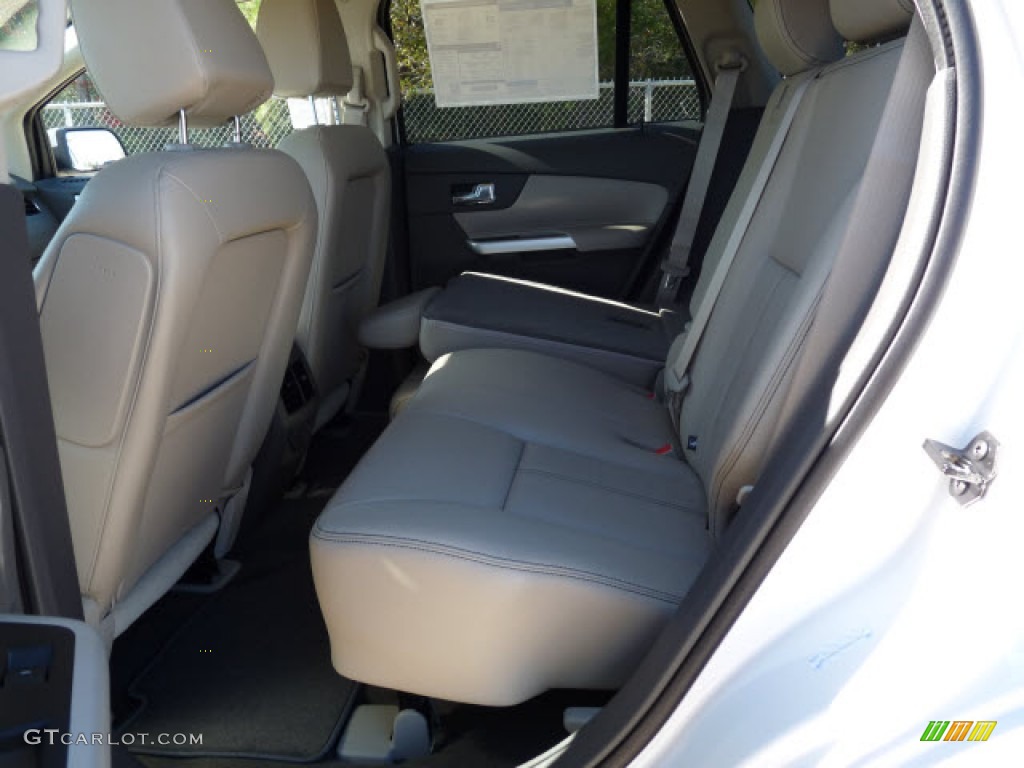 2012 Edge Limited EcoBoost - White Platinum Metallic Tri-Coat / Medium Light Stone photo #7