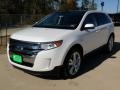2012 White Platinum Metallic Tri-Coat Ford Edge Limited EcoBoost  photo #8