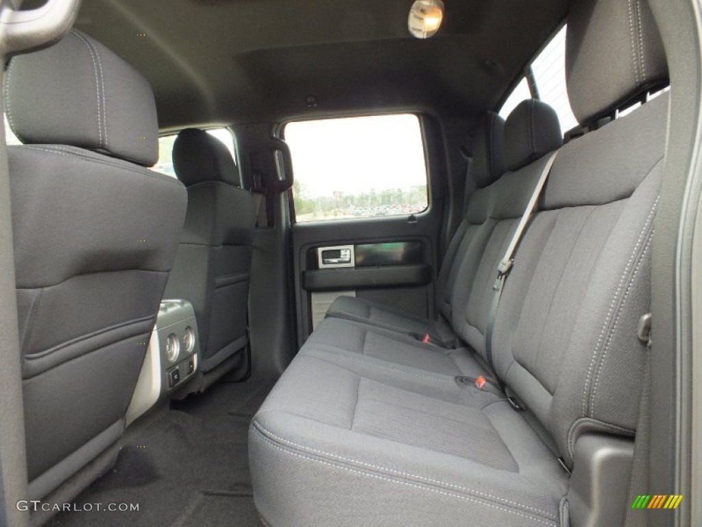 Black Interior 2012 Ford F150 FX2 SuperCrew Photo #61142252