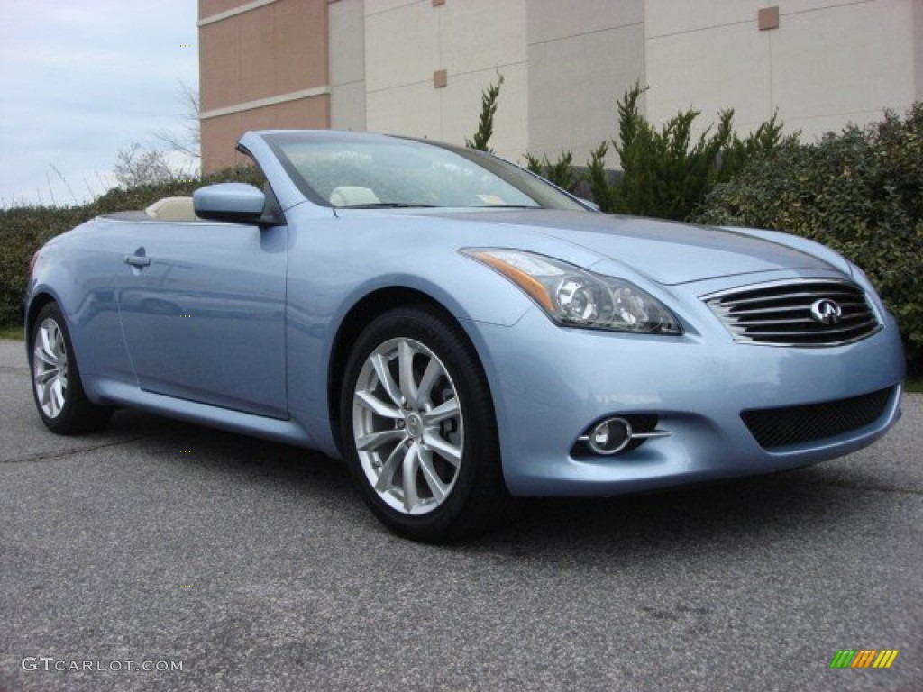 2011 G 37 Convertible - Pacific Sky Blue / Wheat photo #1