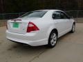 2012 White Platinum Tri-Coat Ford Fusion SE  photo #2