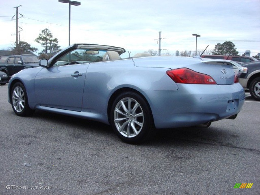 2011 G 37 Convertible - Pacific Sky Blue / Wheat photo #6