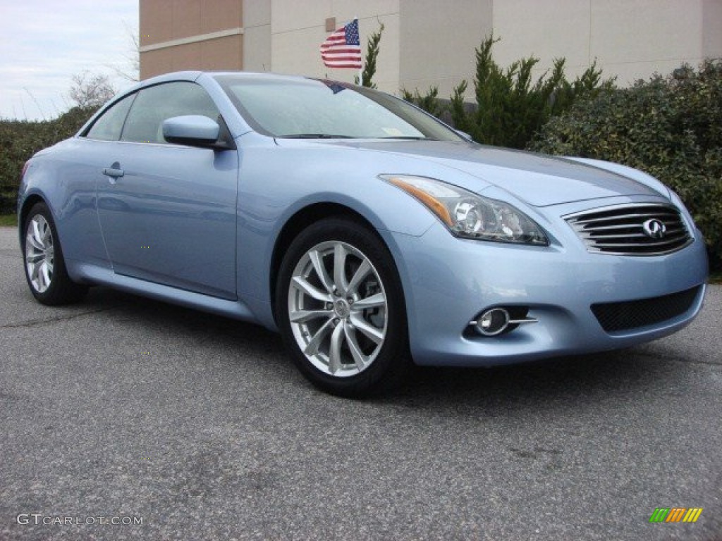 2011 G 37 Convertible - Pacific Sky Blue / Wheat photo #33