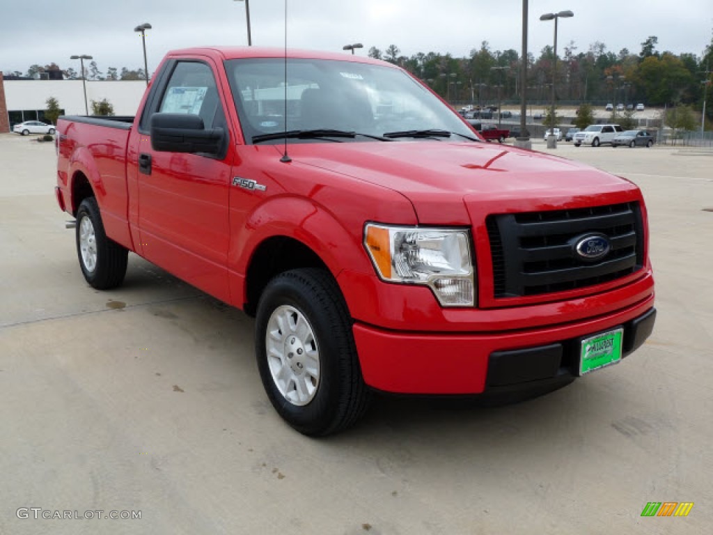 Vermillion Red 2012 Ford F150 STX Regular Cab Exterior Photo #61142777