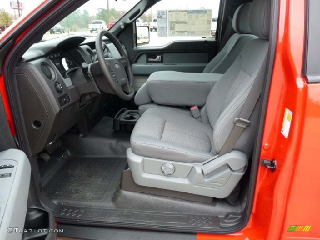 Steel Gray Interior 2012 Ford F150 STX Regular Cab Photo #61142822