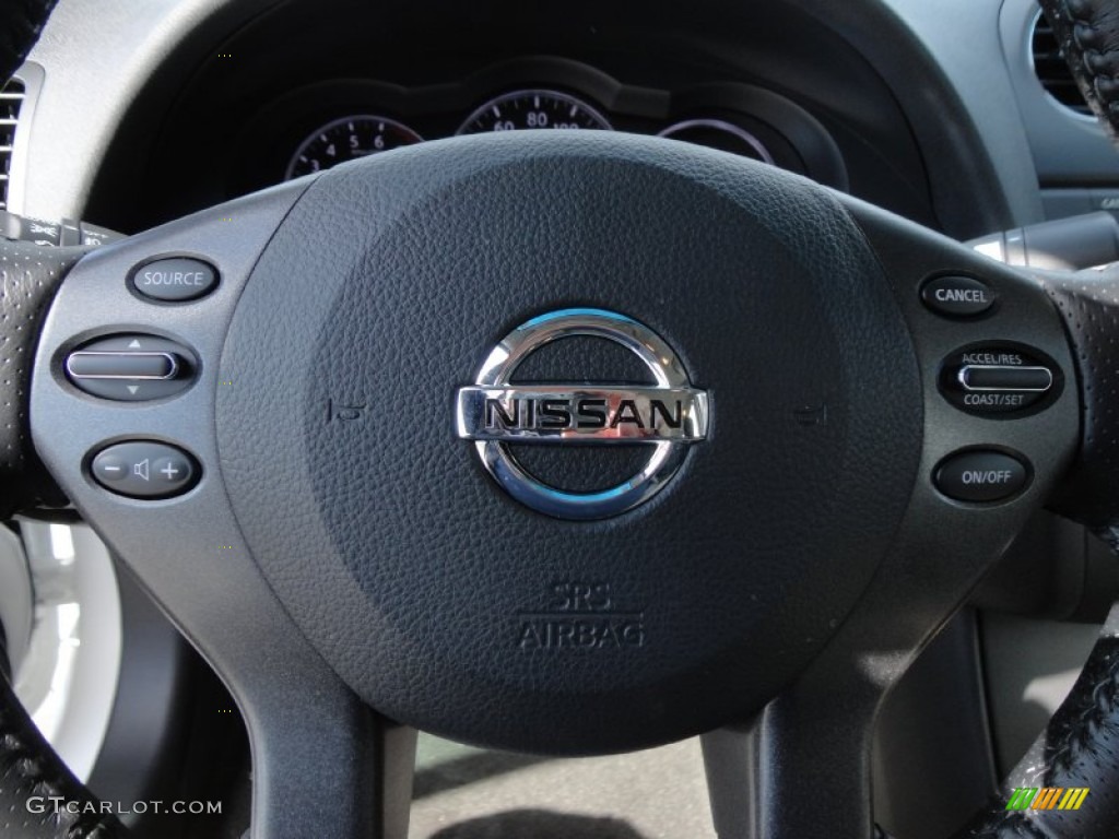 2012 Altima 2.5 S - Winter Frost White / Charcoal photo #20