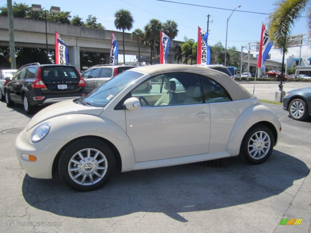 Harvest Moon Beige 2005 Volkswagen New Beetle GLS Convertible Exterior Photo #61143188