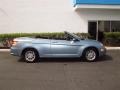 2009 Clearwater Blue Pearl Chrysler Sebring Touring Convertible  photo #2