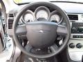 2009 Chrysler Sebring Dark Slate Gray Interior Steering Wheel Photo