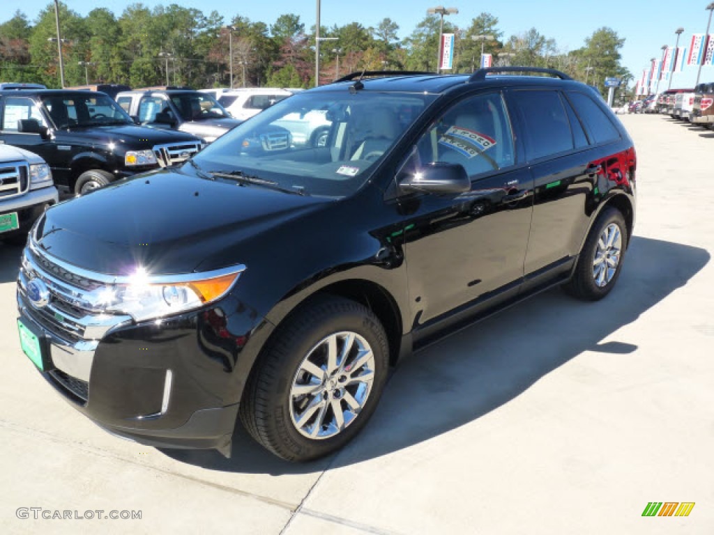 2012 Edge SEL EcoBoost - Black / Medium Light Stone photo #1