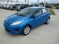 2012 Blue Candy Metallic Ford Fiesta SE Hatchback  photo #1